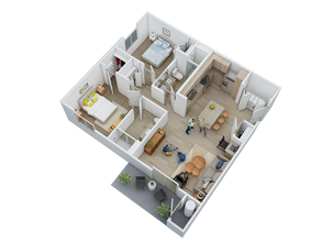 B1 Barrier Free 16-1104 floor plan